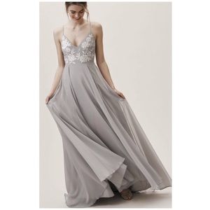 NWOT Bhldn Sadie Floral Embroidered Gown